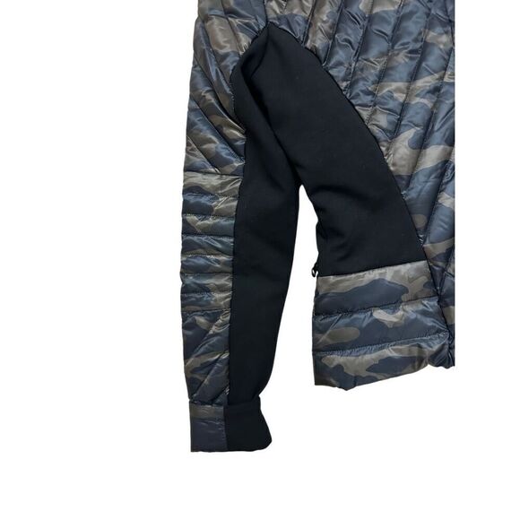 Blanc Noir Women’s Down Motion Panel Camouflage Puffer Jacket Hoodie Size XS - Picture 7 of 7